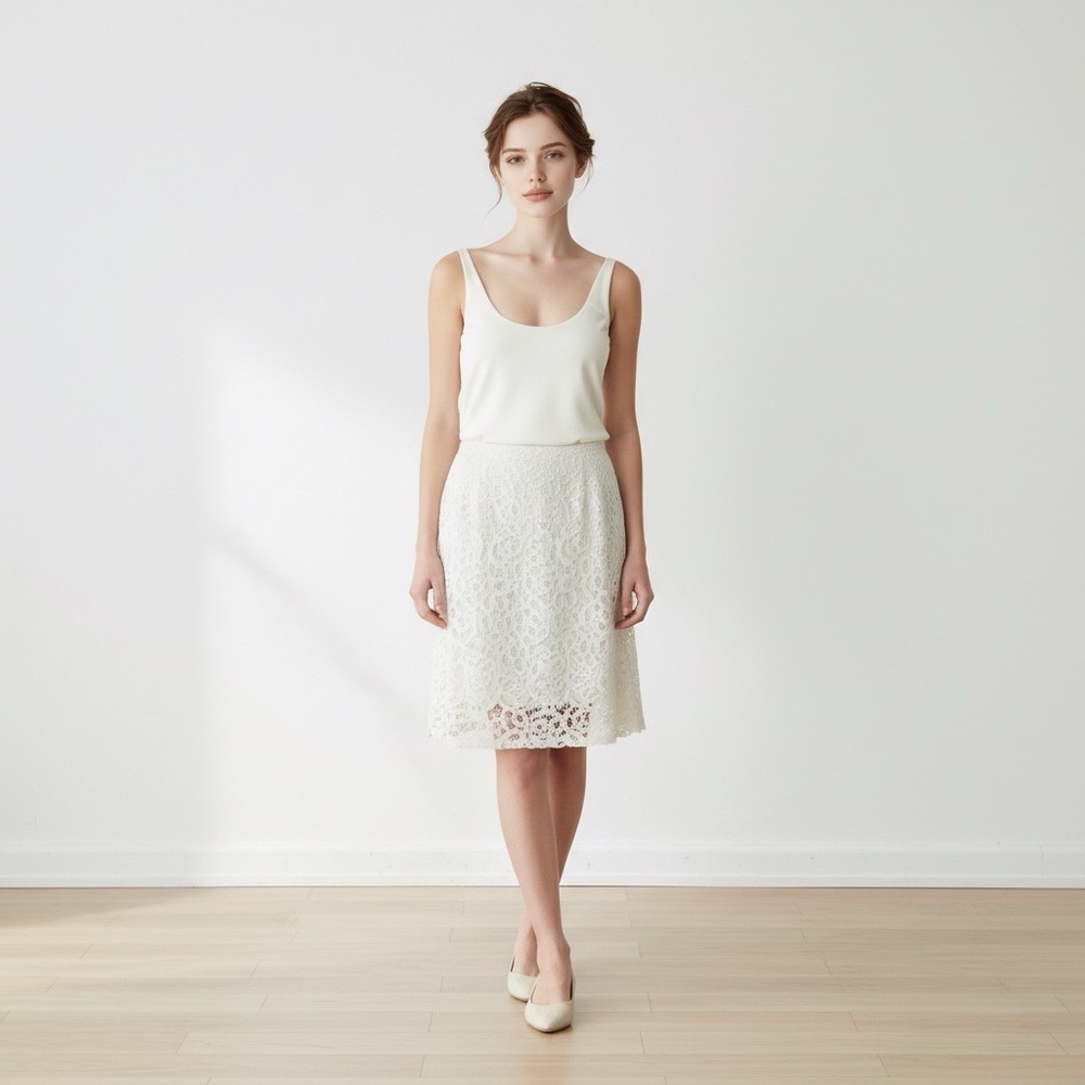 Sophie Chang Lace Midi‎ Skirt